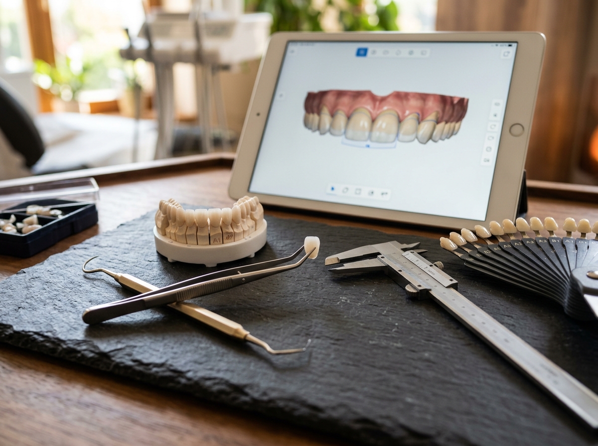 Instrumental e modelos de planejamento estético odontológico